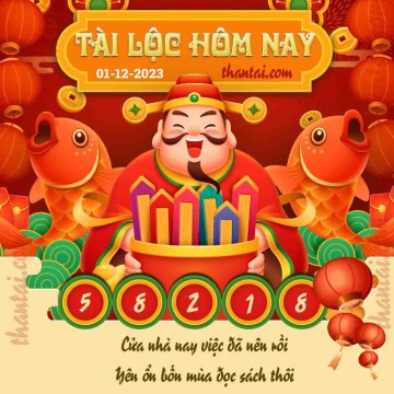 Tài Lộc Hôm Nay 01/12/2023