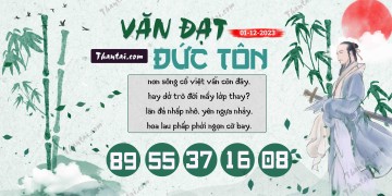 Văn Đạt Đức Tôn 01/12/2023