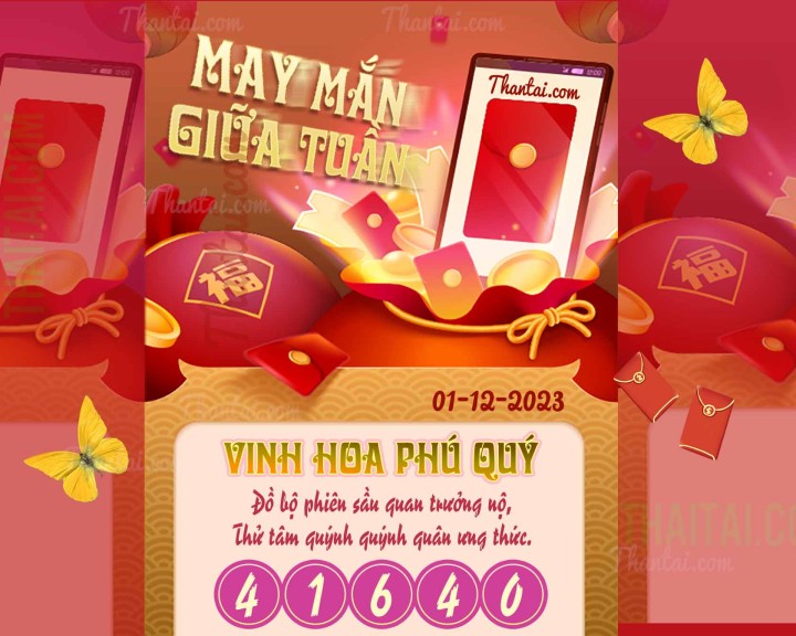 May Mắn Giữa Tuần 16/11/2023