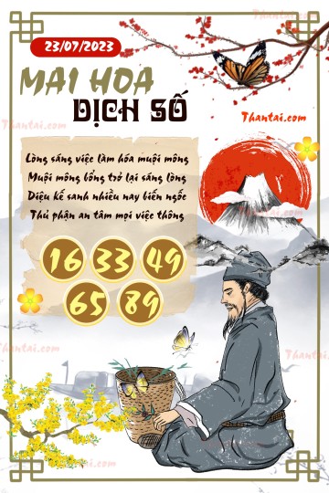 Mai Hoa Dịch Số 23/07/2023