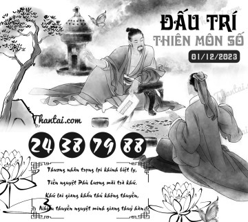 ĐẤU TRÍ THIÊN MÔN SỐ 01/12/2023