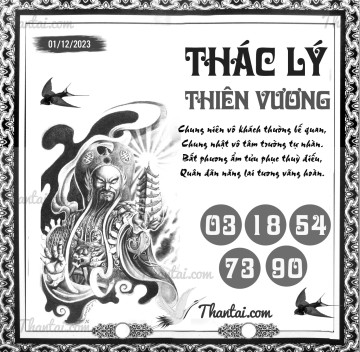 THÁC LÝ THIÊN VƯƠNG 01/12/2023