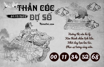 THẦN CÓC DỰ SỐ 01/12/2023