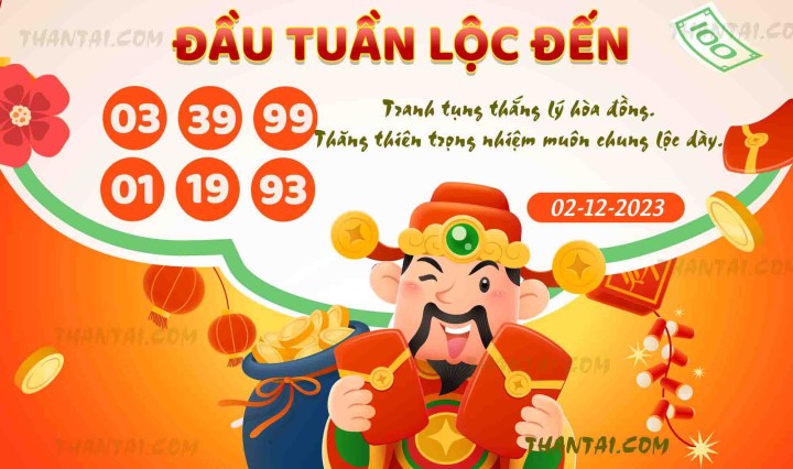 ĐẦU TUẦN LỘC ĐẾN 17/11/2023