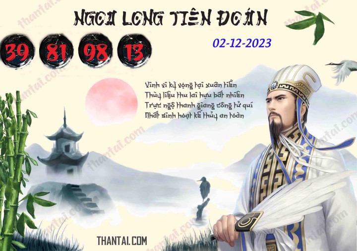 Ngọa Long Tiên Đoán 17/11/2023
