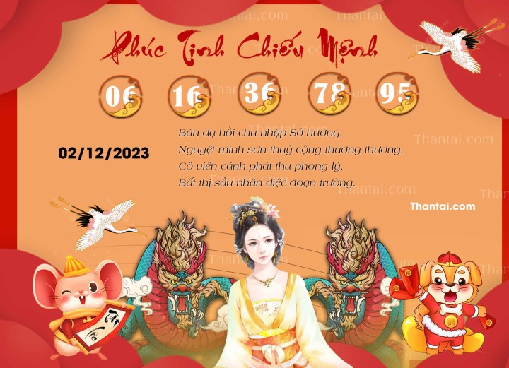 Phúc Tinh Chiếu Mệnh 17/11/2023