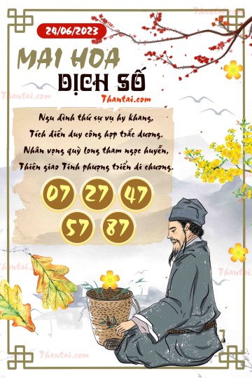 Mai Hoa Dịch Số 24/06/2023