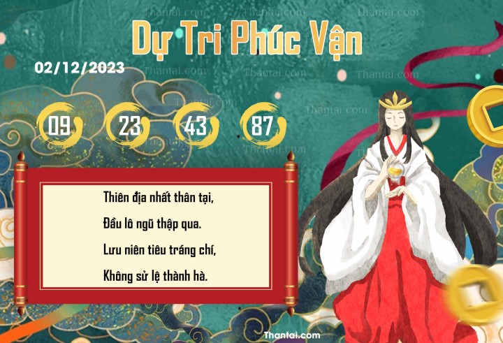 DỰ TRI PHÚC VẬN 17/11/2023