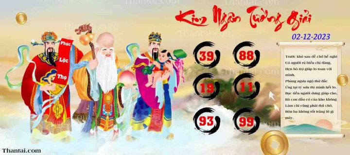 Kim Ngân Tường Giải 17/11/2023