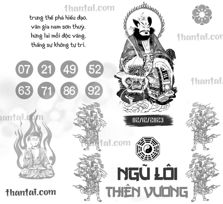 NGŨ LÔI THIÊN VƯƠNG 17/11/2023