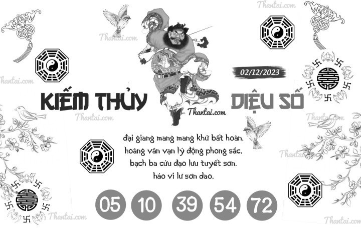 KIẾM THỦY DIỆU SỐ 17/11/2023