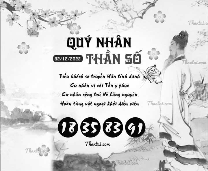 QUÝ NHÂN THẦN SỐ 17/11/2023