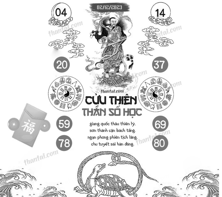 CỬU THIÊN THẦN SỐ HỌC 17/11/2023