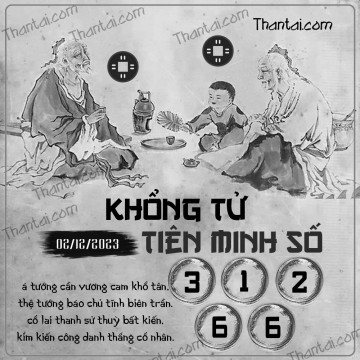 KHỔNG TỬ TIÊN MINH SỐ 02/12/2023