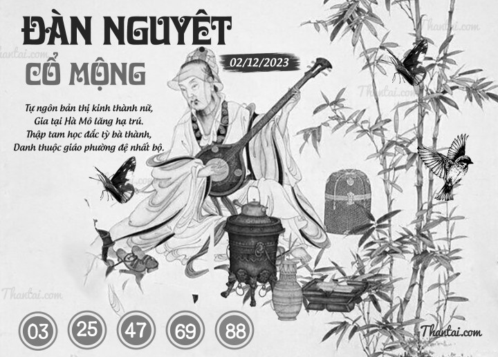 ĐÀN NGUYỆT CỔ MỘNG 17/11/2023
