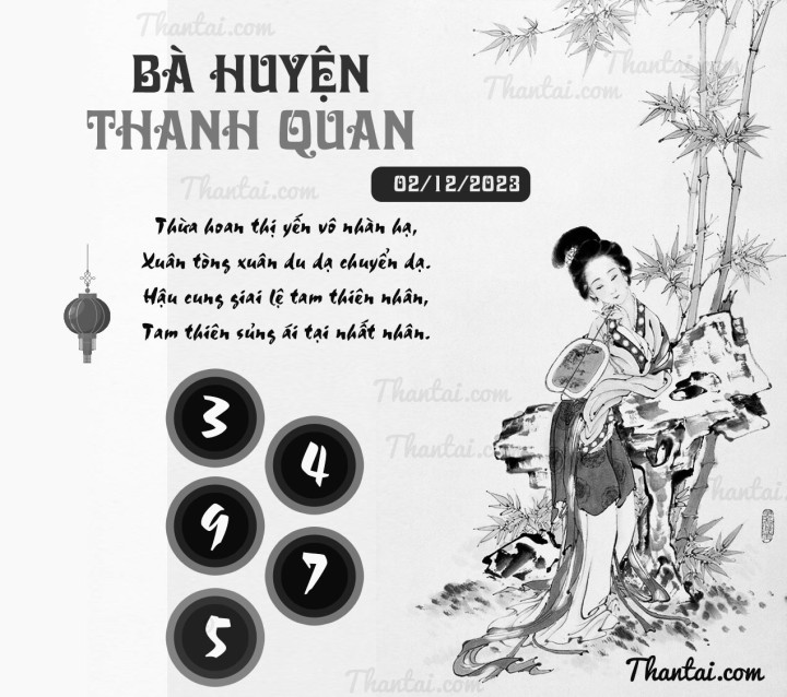 BÀ HUYỆN THANH QUAN 17/11/2023