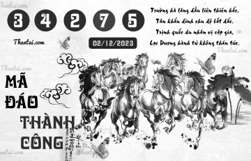 MÃ ĐÁO THÀNH CÔNG 02/12/2023