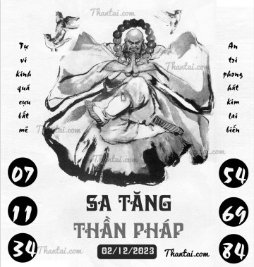 SA TĂNG THẦN PHÁP 02/12/2023