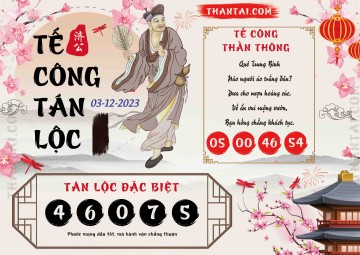 Tế Công Tán Lộc 03/12/2023