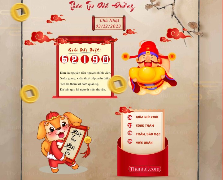 THẦN TÀI DẪN ĐƯỜNG 18/11/2023
