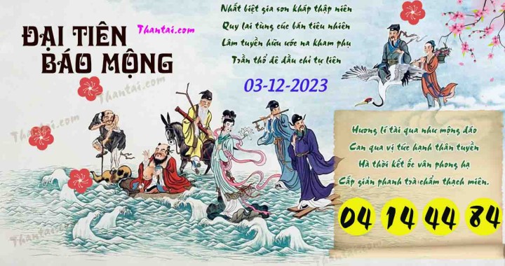 Đại Tiên Báo Mộng 18/11/2023