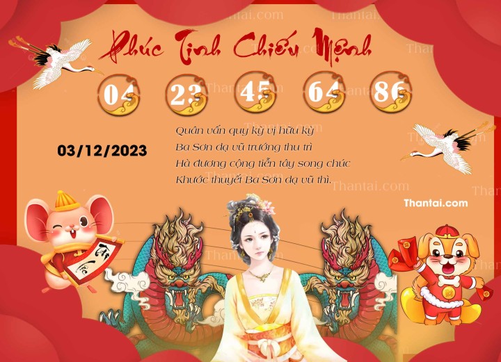 Phúc Tinh Chiếu Mệnh 18/11/2023