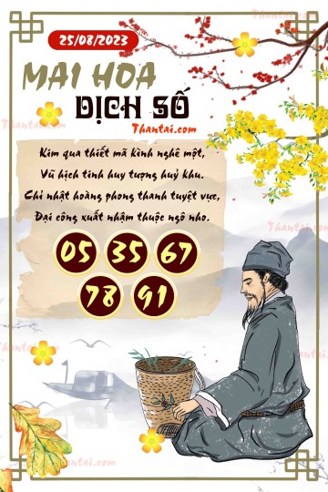 Mai Hoa Dịch Số 25/08/2023