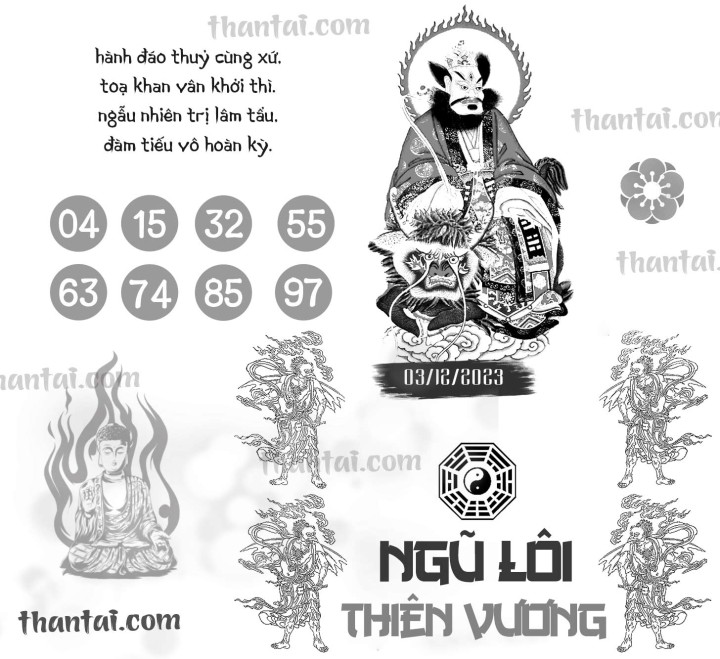 NGŨ LÔI THIÊN VƯƠNG 18/11/2023