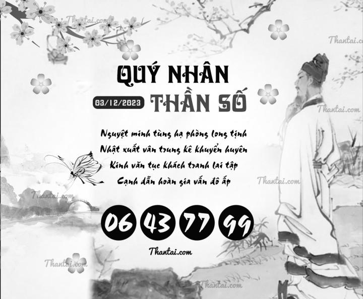 QUÝ NHÂN THẦN SỐ 18/11/2023