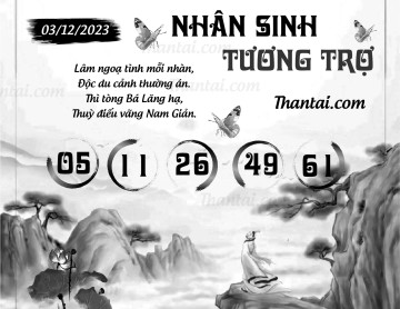 NHÂN SINH TƯƠNG TRỢ 03/12/2023