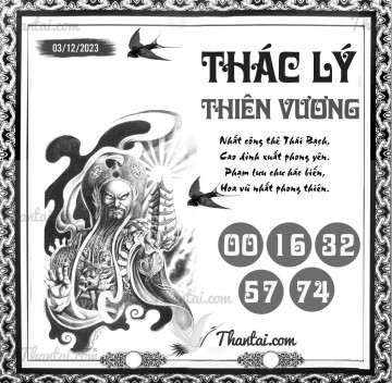 THÁC LÝ THIÊN VƯƠNG 03/12/2023