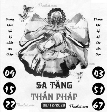 SA TĂNG THẦN PHÁP 03/12/2023