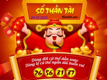 SỔ THẦN TÀI 04/12/2023