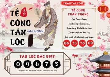 Tế Công Tán Lộc 04/12/2023