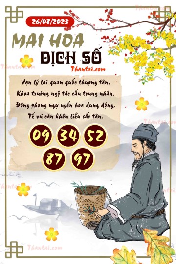 Mai Hoa Dịch Số 26/08/2023