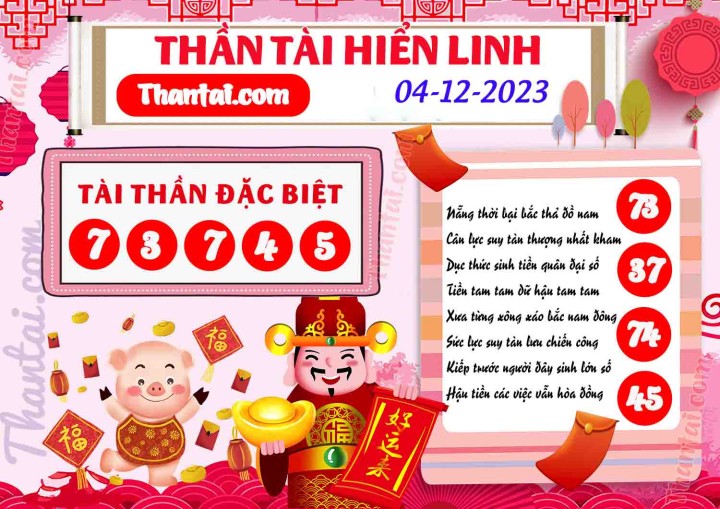 THẦN TÀI HIỂN LINH 19/11/2023