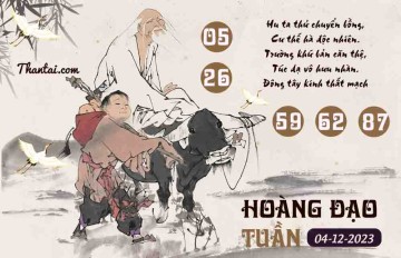 HOÀNG ĐẠO TUẦN 04/12/2023