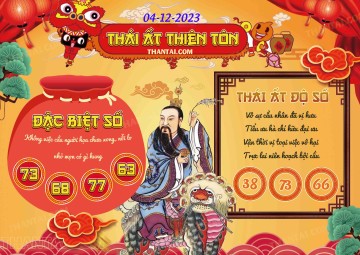 Thái Ất Thiên Tôn 04/12/2023