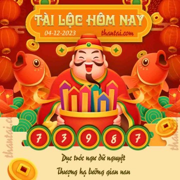 Tài Lộc Hôm Nay 04/12/2023