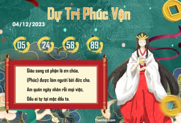 DỰ TRI PHÚC VẬN 04/12/2023