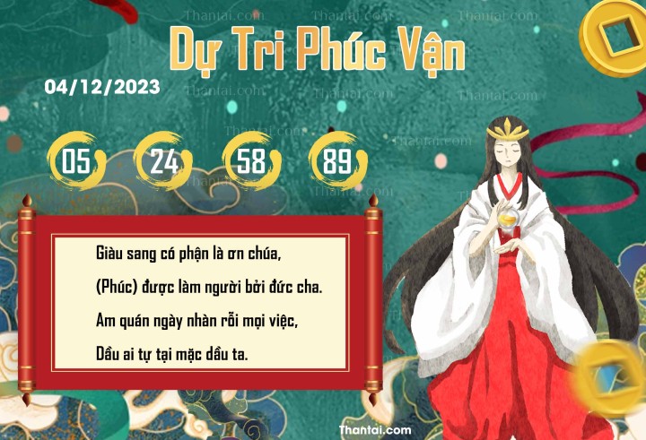 DỰ TRI PHÚC VẬN 19/11/2023