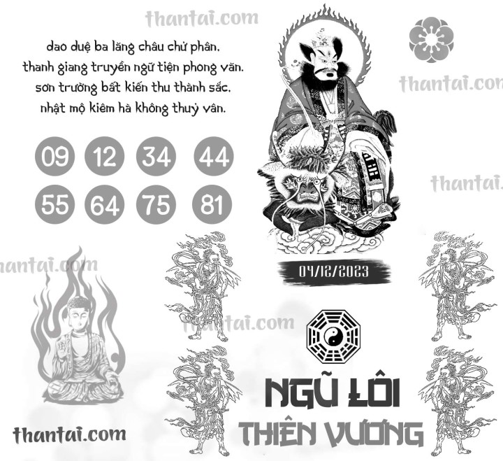 NGŨ LÔI THIÊN VƯƠNG 19/11/2023