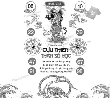 CỬU THIÊN THẦN SỐ HỌC 04/12/2023