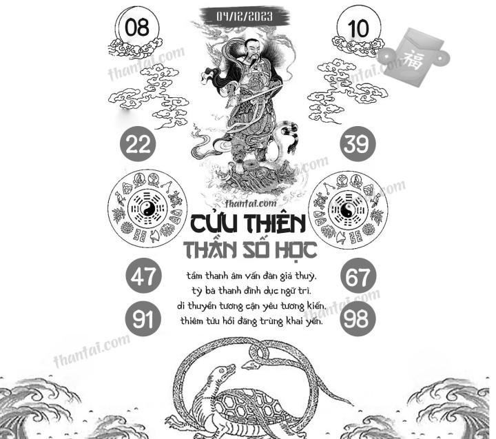 CỬU THIÊN THẦN SỐ HỌC 20/11/2023