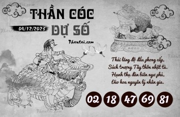 THẦN CÓC DỰ SỐ 04/12/2023