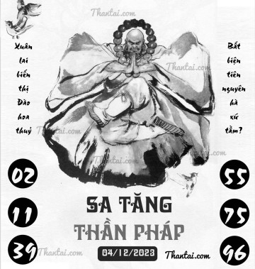 SA TĂNG THẦN PHÁP 04/12/2023