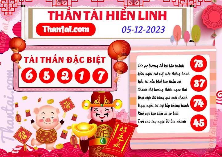 THẦN TÀI HIỂN LINH 20/11/2023