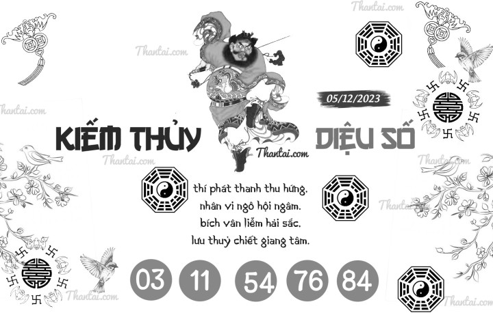 KIẾM THỦY DIỆU SỐ 20/11/2023