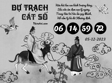 DỰ TRẠCH CÁT SỐ 05/12/2023