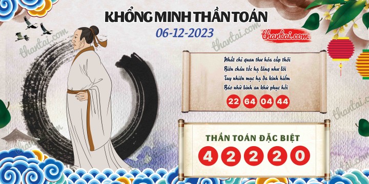 Khổng Minh Thần Toán 21/11/2023